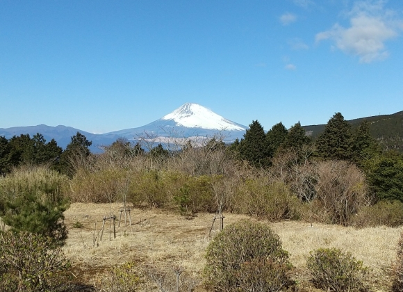 十国峠から見た富士山